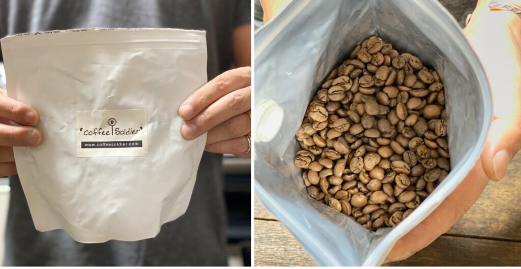 コーヒーソルジャーの珈琲豆の画像