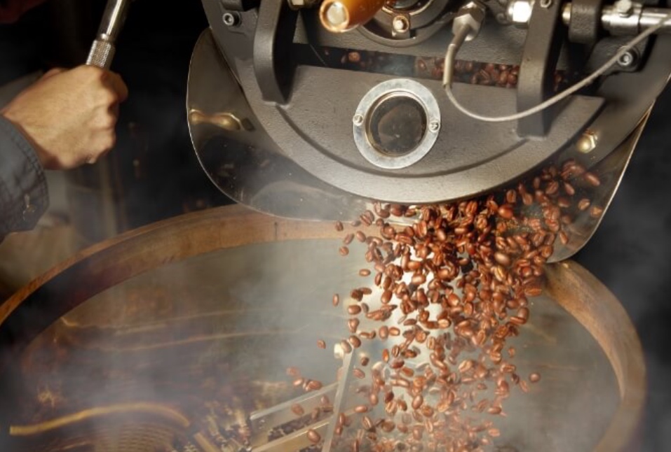 Scrop coffee roastersの焙煎機の画像